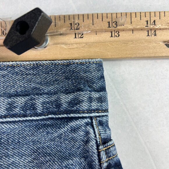 AGOLDE Jeans Women's 25x28* 90s Pinch High Rise Straight Ankle Blue Denim Tag 24 - Picture 16 of 16